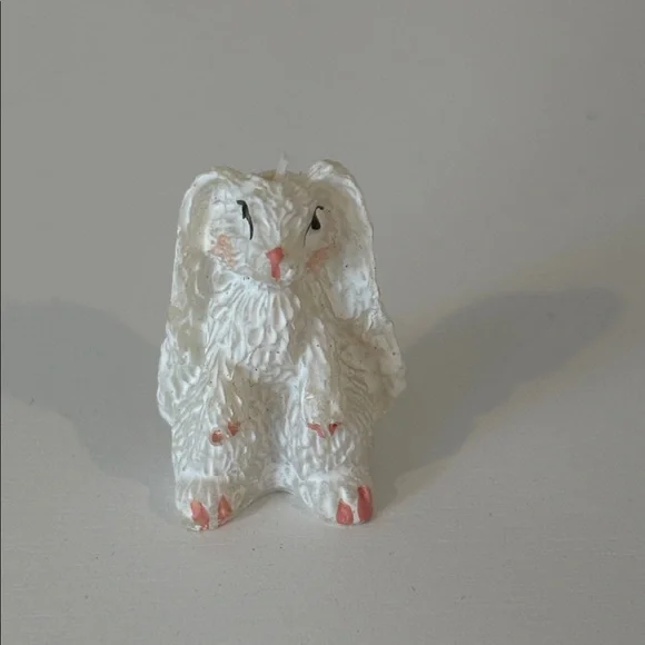 Vintage collectible long eared Bunny Figurine mini resin rabbit Easter decor - Picture 1 of 10
